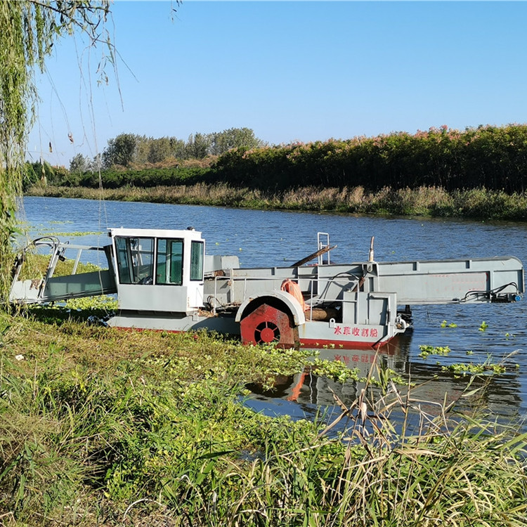 芦豆收割打捞船